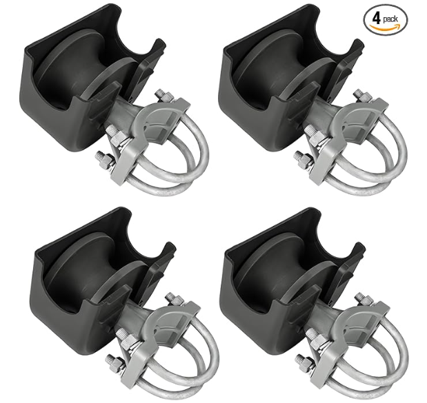 尼龙轮弧形底座带罩（4个装）