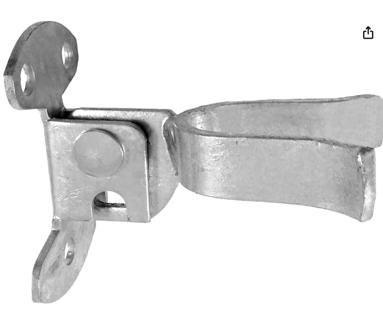 壁挂式叉形门锁 (银色1-3/8