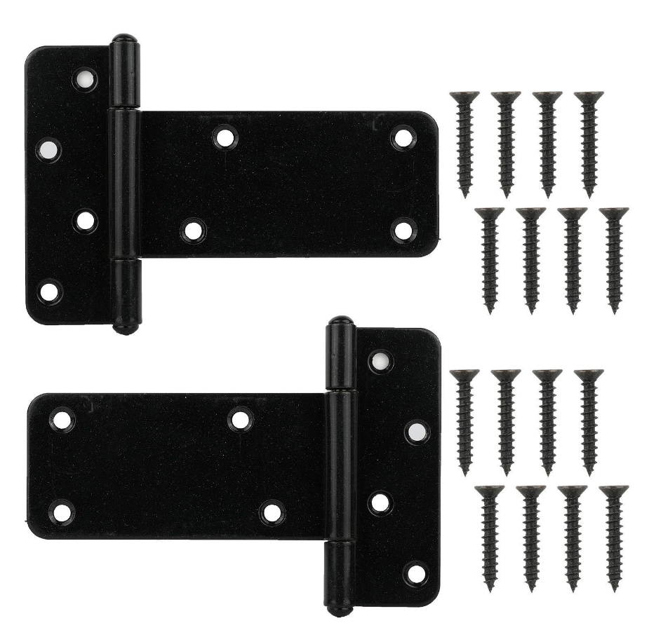 5寸黑色T型合页1套