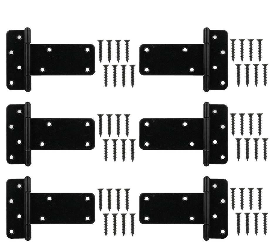 5寸黑色T型合页3套