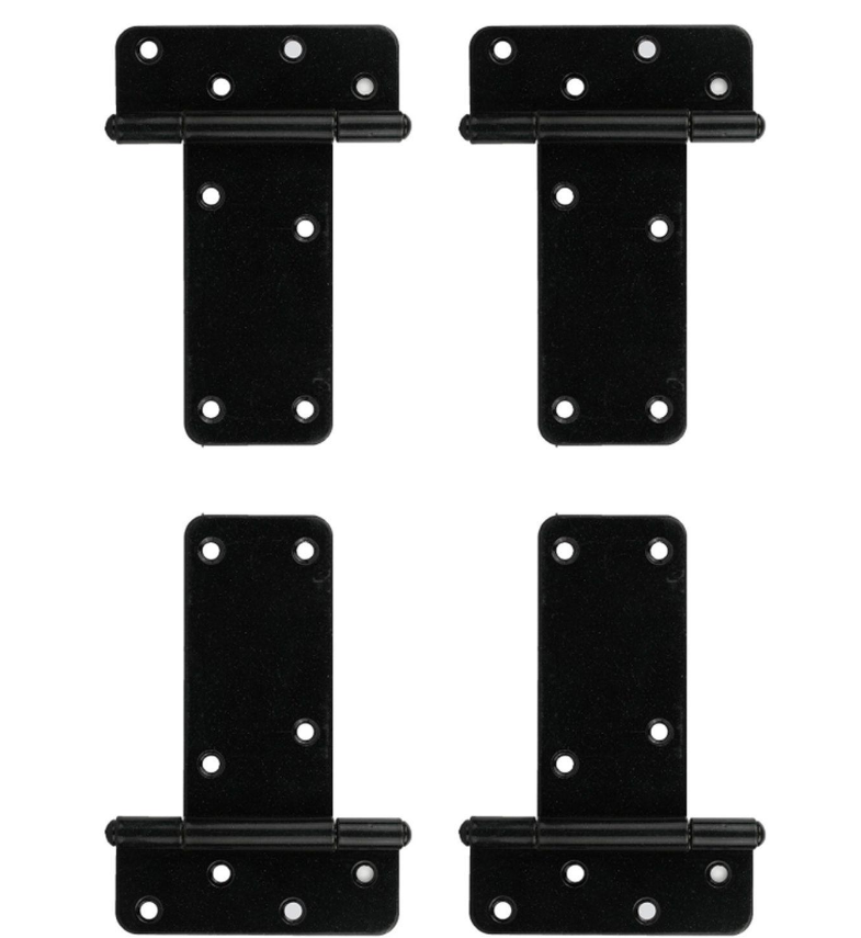 6寸黑色T型合页2套