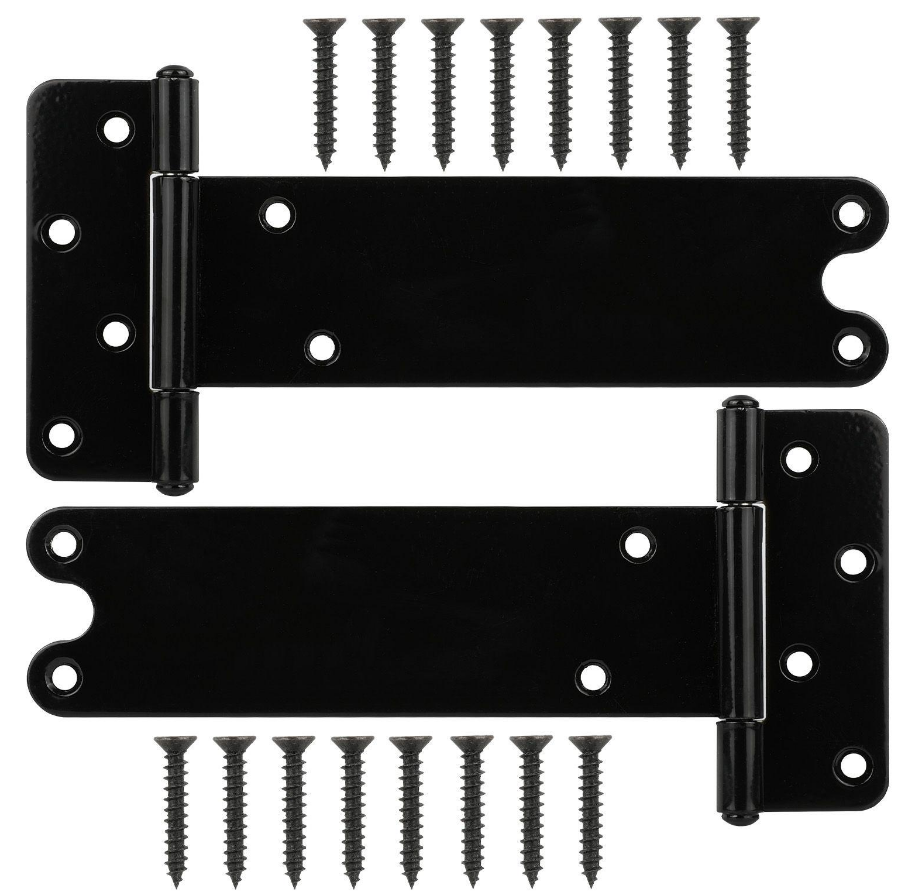 8寸黑色T型合页1套