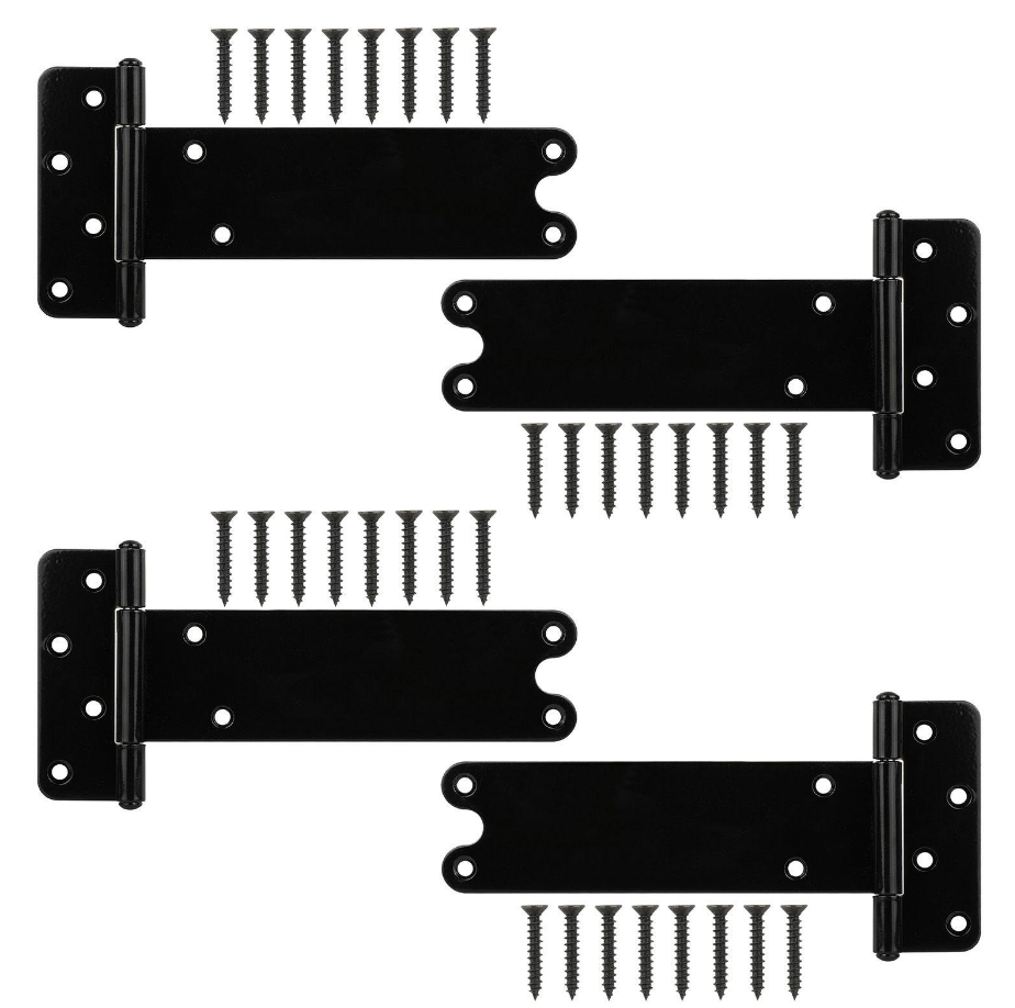 8寸黑色T型合页2套