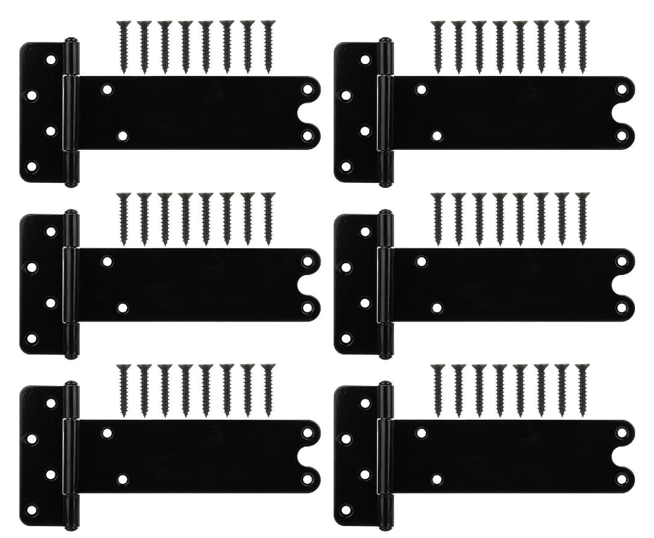 8寸黑色T型合页3套