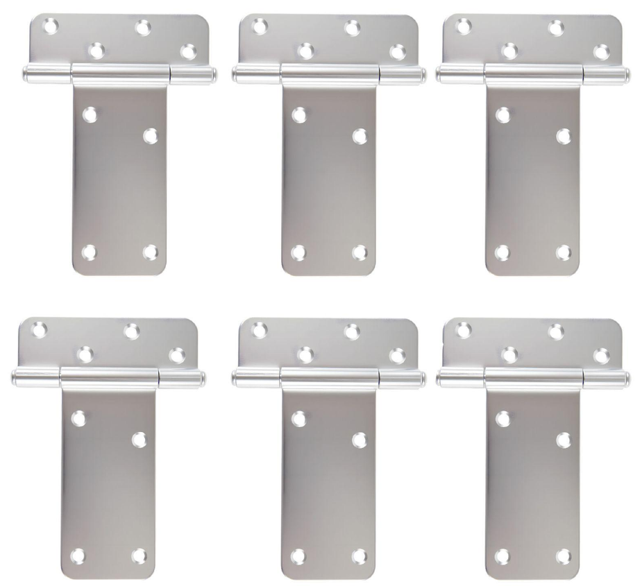 6寸银色T型合页3套