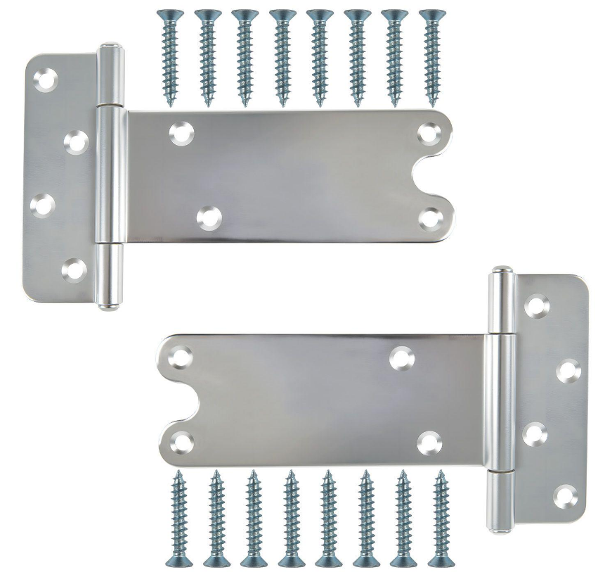 8寸银色T型合页1套