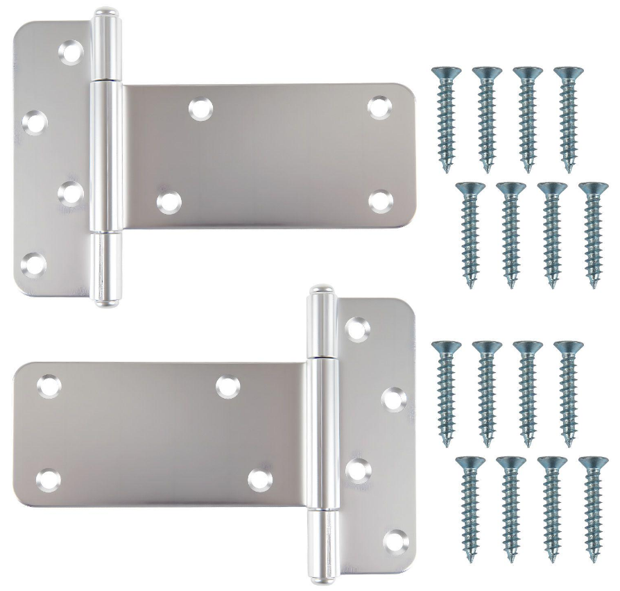 5寸银色T型合页1套